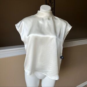 COPY - ZARA SATIN EFFECT DETAIL COLLAR TOP  | 2983/685 |